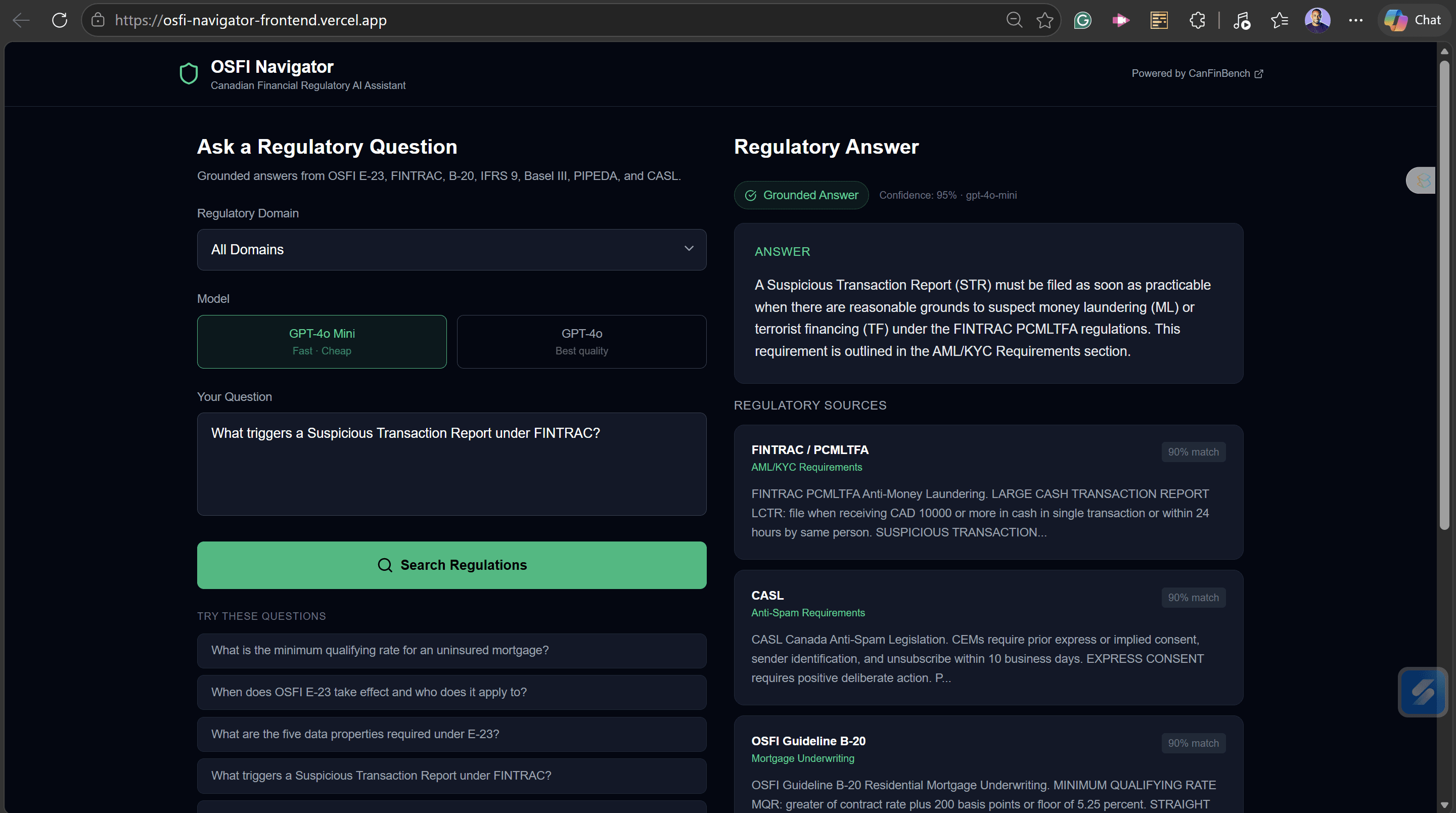 OSFI Navigator preview